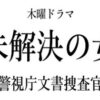 木曜ドラマ『未解決の女 警視庁文書捜査官』2